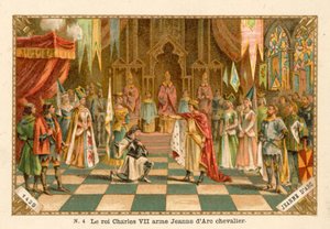 Kong Charles VII af Frankrig ridder Jeanne d